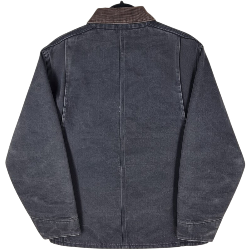 Vintage Carhartt 80's Black Heavy USA Made Denim Jacket Size M