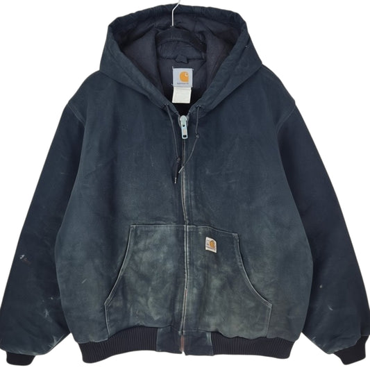 Vintage Carhartt Black Extra Heavy Denim Jacket Size L