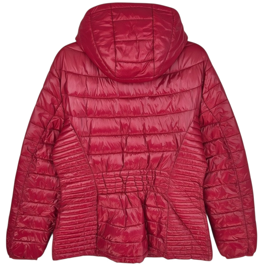 DKNY Womens Red Padded Jacket Size L