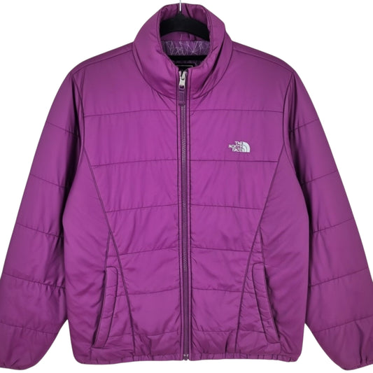 The North Face Womens Purple Padded Jacket Size L