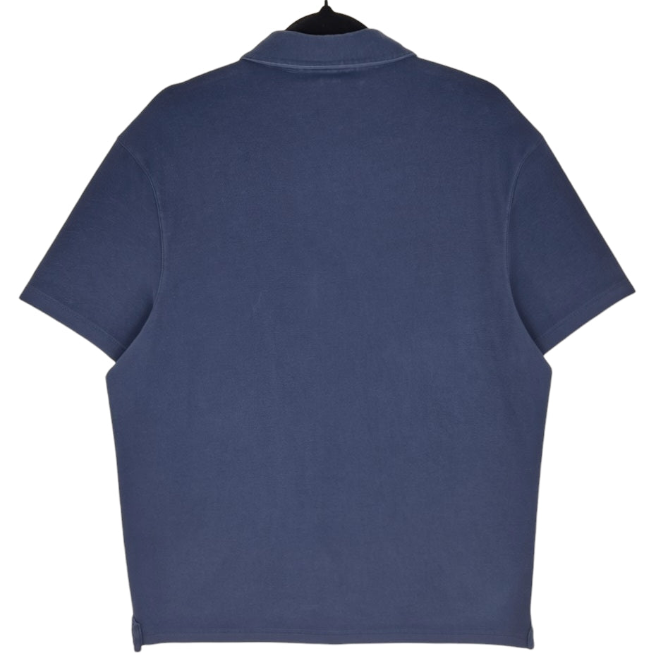 Michael Kors Dark Blue Stretch Polo Shirt Size L
