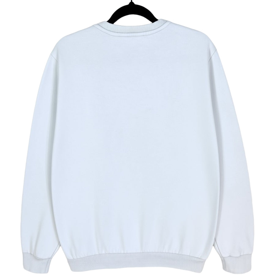 Calvin Klein White & Grey Crewneck Sweater Size M