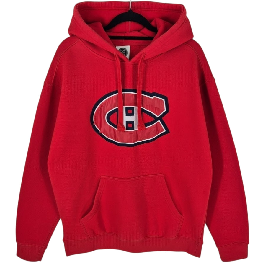NHL Montreal Canadiens Red Embroidered Hoodie Size M
