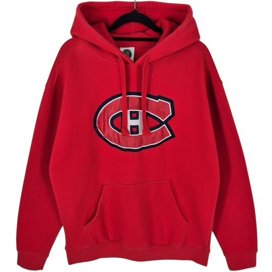 NHL Montreal Canadiens Red Embroidered Hoodie Size M