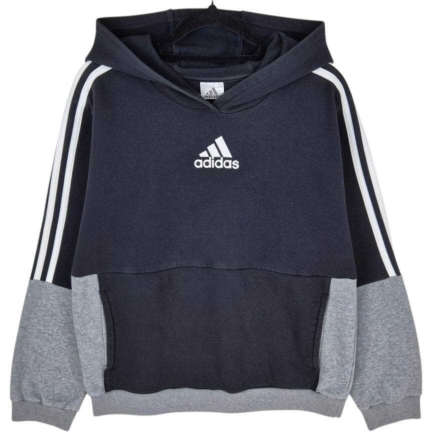 Adidas Black & Grey Hoodie Size S