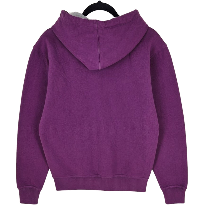 Champion Purple Chest Script Hoodie Size S