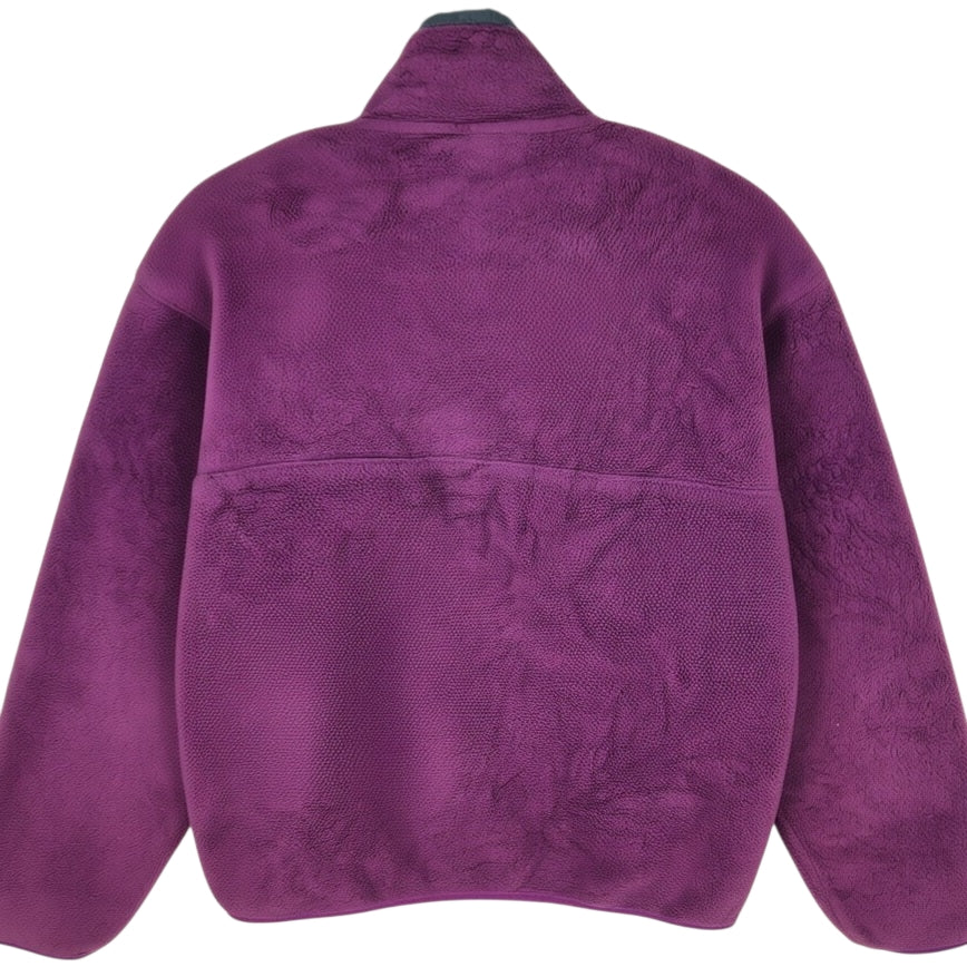 Vintage Patagonia 90's Purple Quarter Button Fleece Jumper Size S