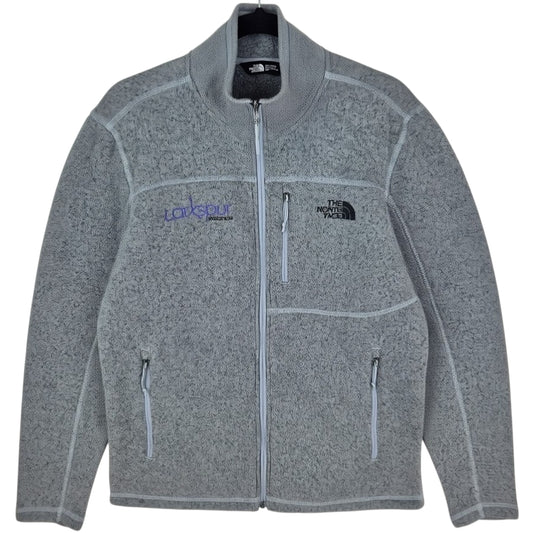 The North Face Grey Fleece Zip Jumper Size M