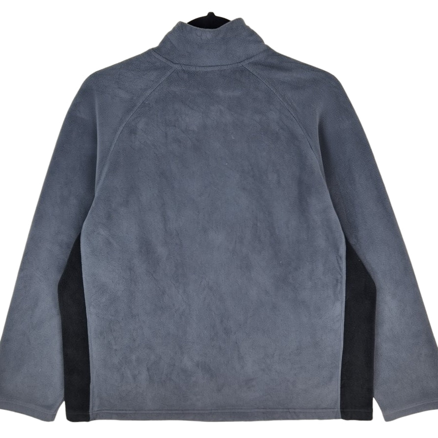 Starter Grey Quarter Zip Fleece Jumper Size L
