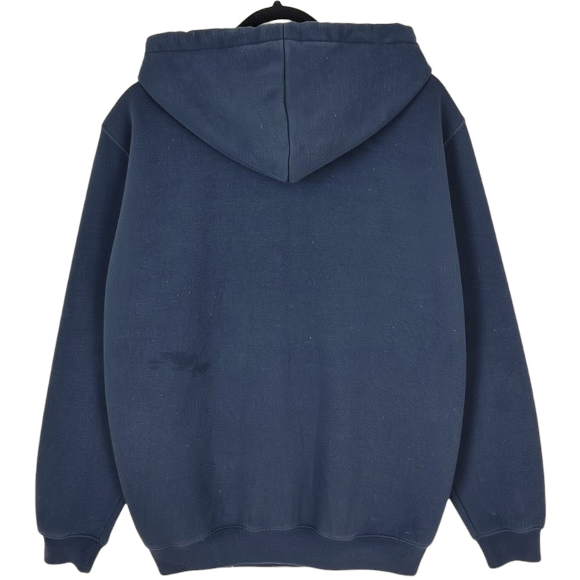 Carhartt Dark Blue Zip Hoodie Size M
