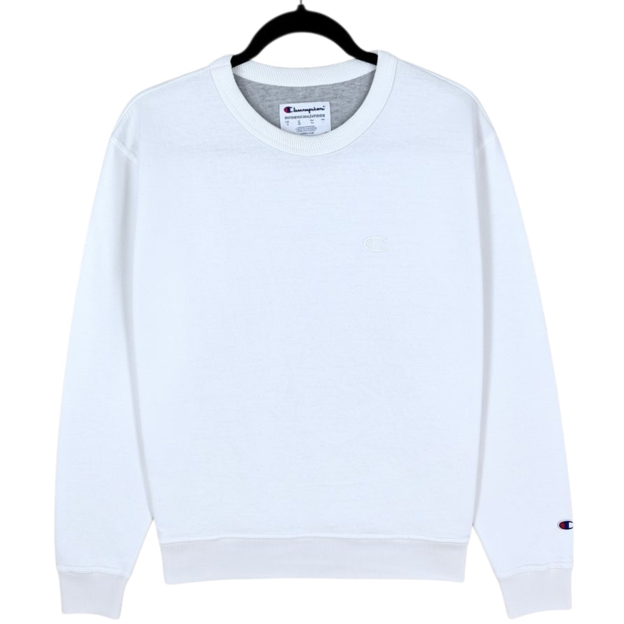Champion White Crewneck Sweater Size S
