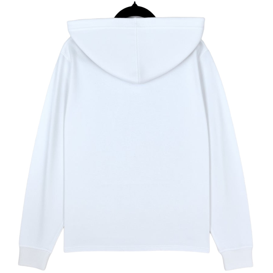 Champion White Light Chest Script Hoodie Size S