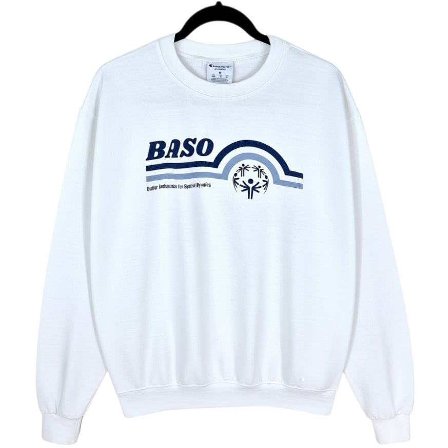 Champion White Butler Ambassadors for Special Olympics Crewneck Sweater Size M