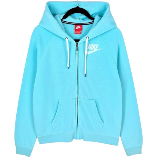 Nike Womens Light Blue Zip Hoodie Size L