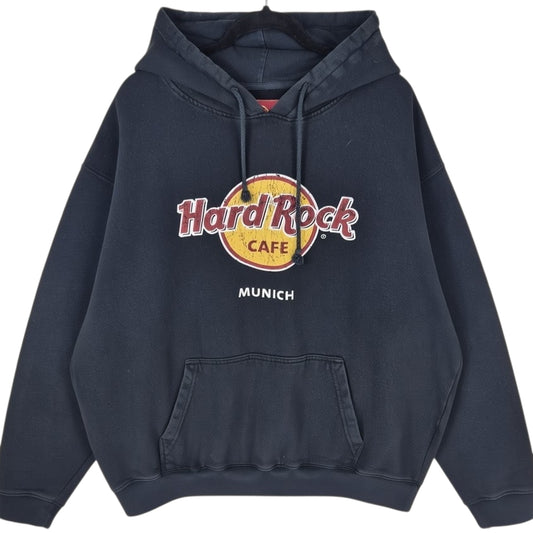 Hard Rock Cafe Munich Black Hoodie Size 2XL