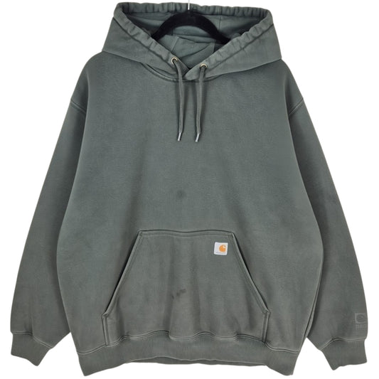 Carhartt Khaki Green Heavy Hoodie Size XL