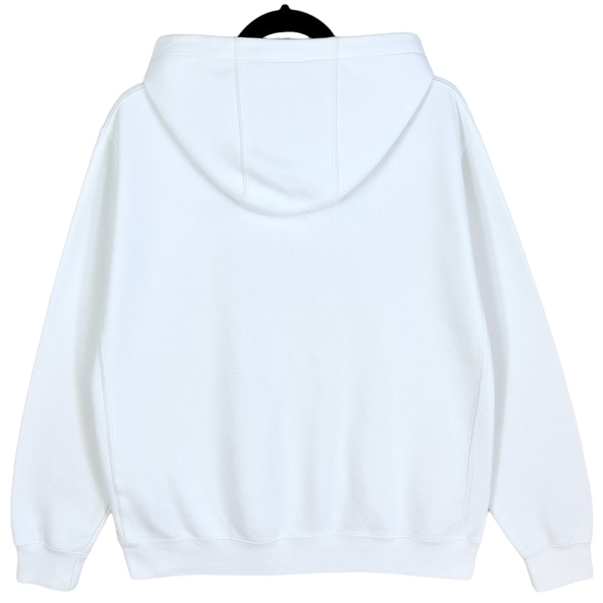 Nike White Basic Hoodie Size L