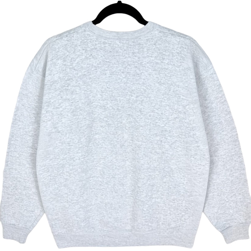 Vintage Hard Rock Cafe San Juan 90's Light Grey USA Made Sweater Size L