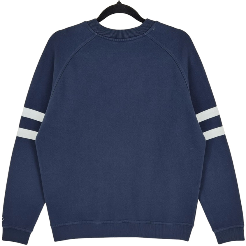 Champion West Virginia Football Dark Blue Embroidered Sweater Size M