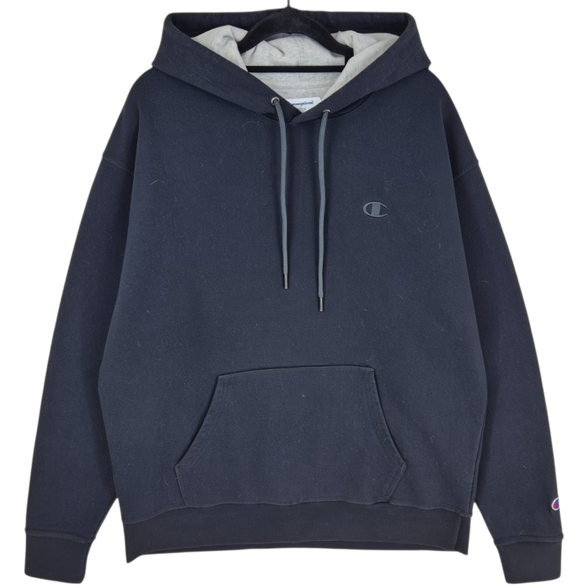 Champion Black Basic Hoodie Size L