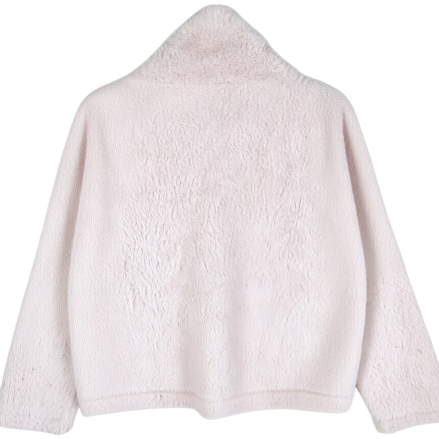 Tommy Hilfiger Womens Light Pink Mink Fleece Half Zip Jumper Size M
