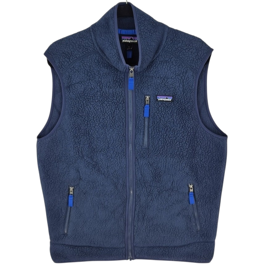 Patagonia Dark Blue Fleece Vest Size L