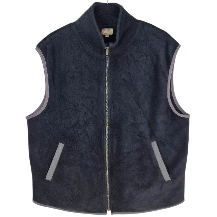 Vintage Levis 2000's Black Fleece Vest Size M