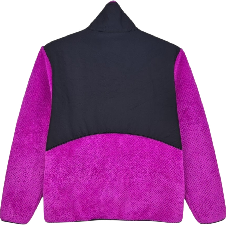 FILA Sport Womens Magenta Fleece Zip Jumper Size M