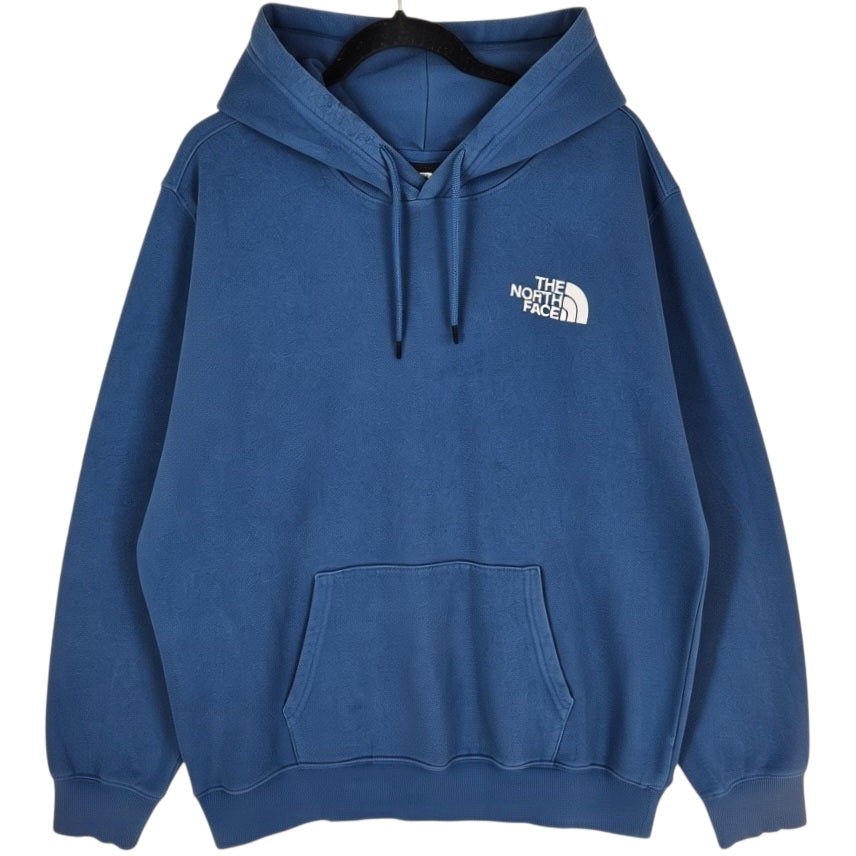 The North Face Dark Blue Back Monogram Hoodie Size XL