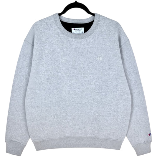 Champion Grey Basic Crewneck Sweater Size L