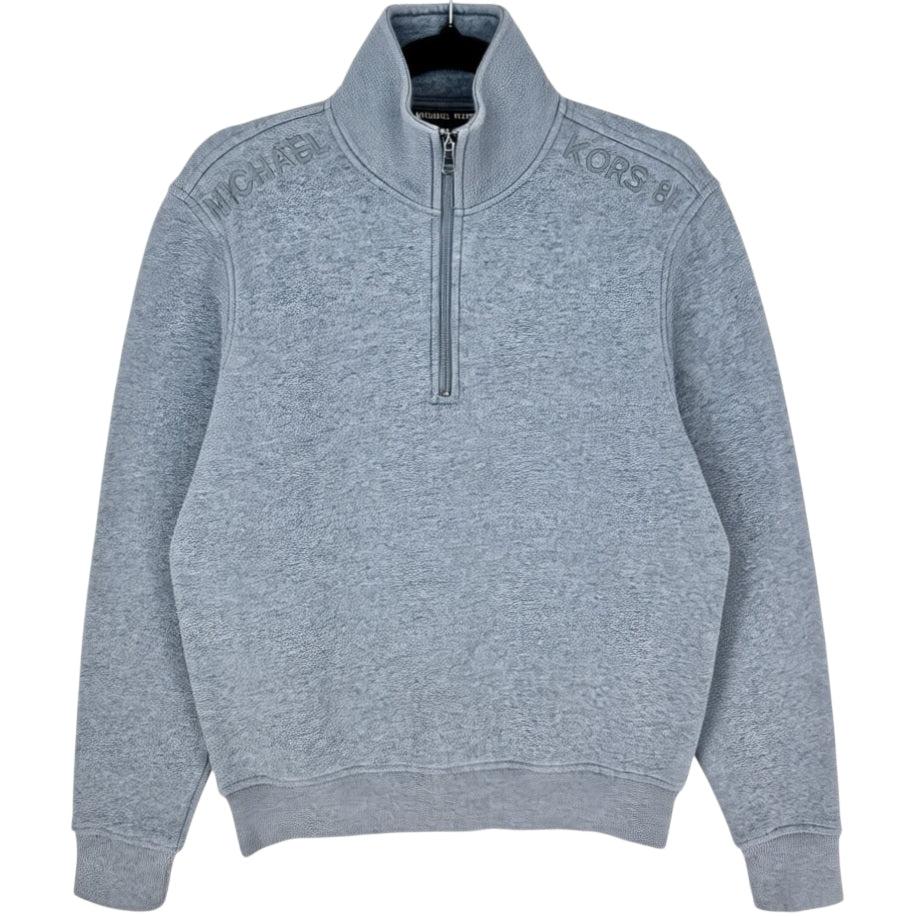 Michael Kors Grey Quarter Zip Sweater Size S