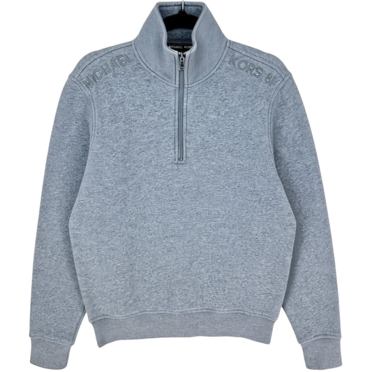 Michael Kors Grey Quarter Zip Sweater Size S