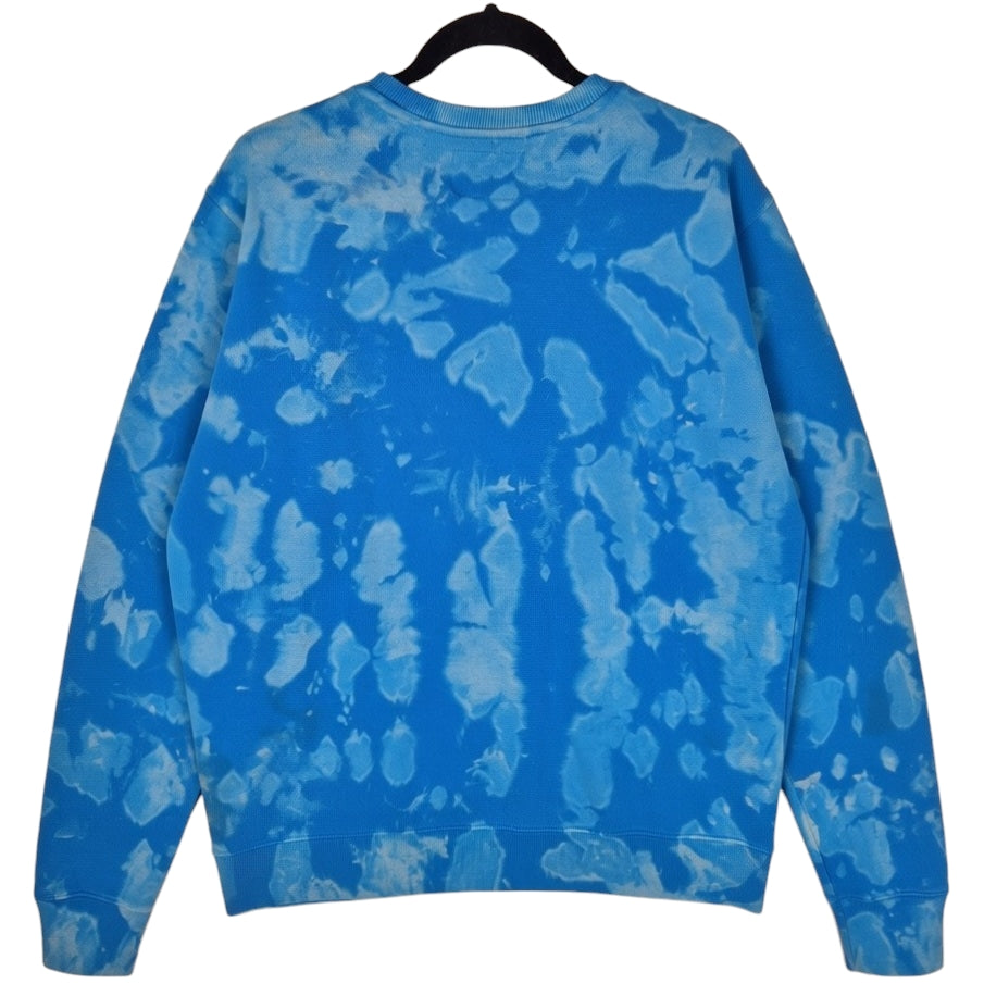Champion Blue Tie Dye Crewneck Sweater Size L