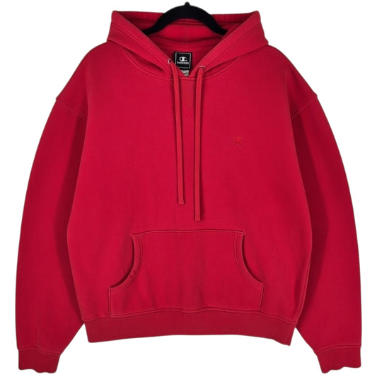 Champion Red Basic Hoodie Size L