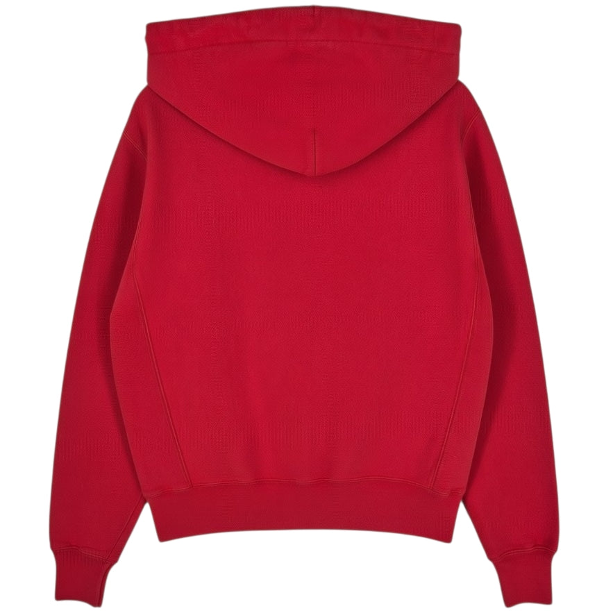 Champion Reverse Weave Red Heavy Hoodie Size S