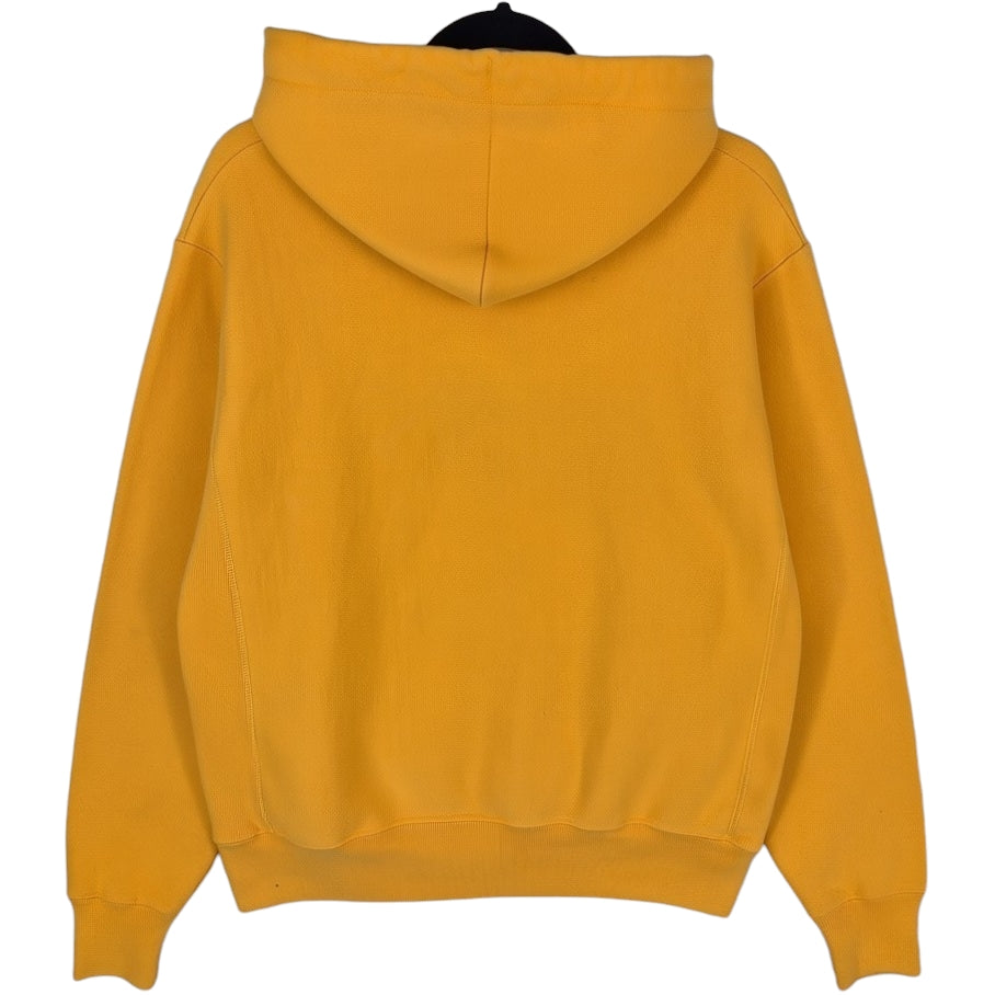 Champion Reverse Weave Yellow Heavy Hoodie Size M