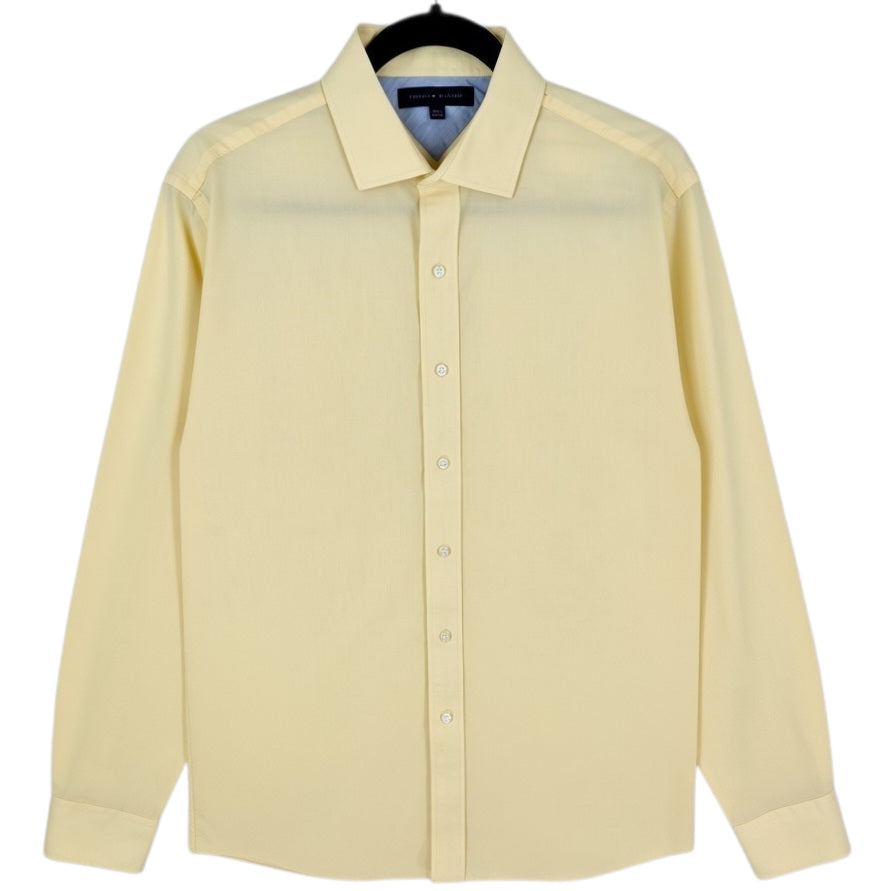 Tommy Hilfiger Yellow Slim Fit Dress Shirt Size L