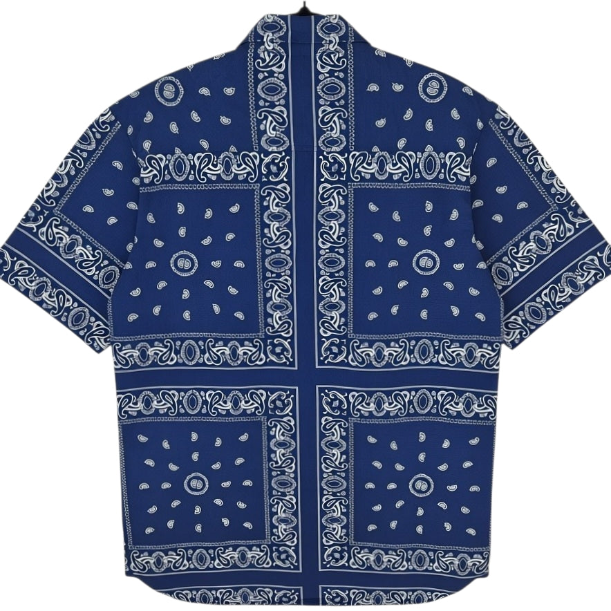 Adidas x Neighborhood Tokyo Dark Blue Short Sleeve Button Shirt Size S
