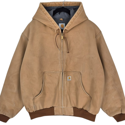 Carhartt Brown Heavy Denim Jacket Size 2XL