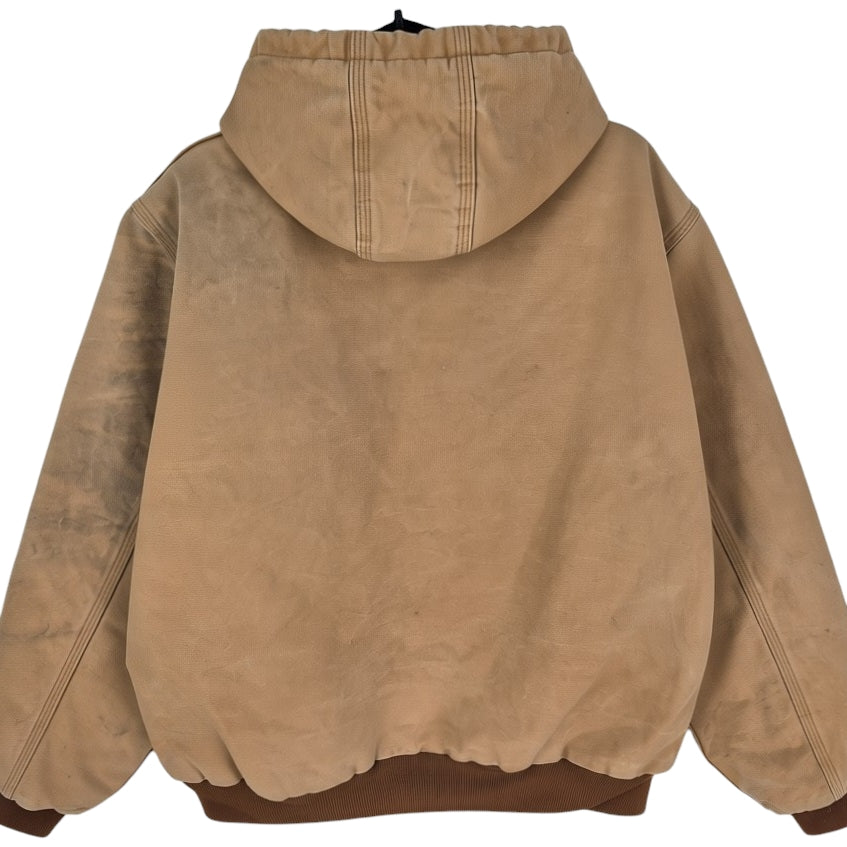 Carhartt Brown Heavy Denim Jacket Size 2XL