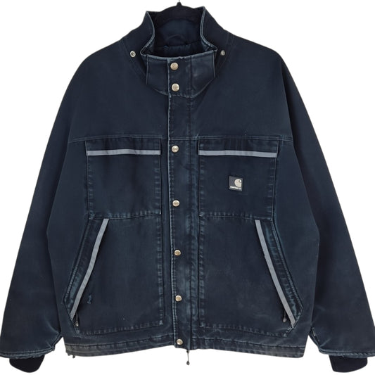 Carhartt Black Extra Heavy Denim Jacket Size L