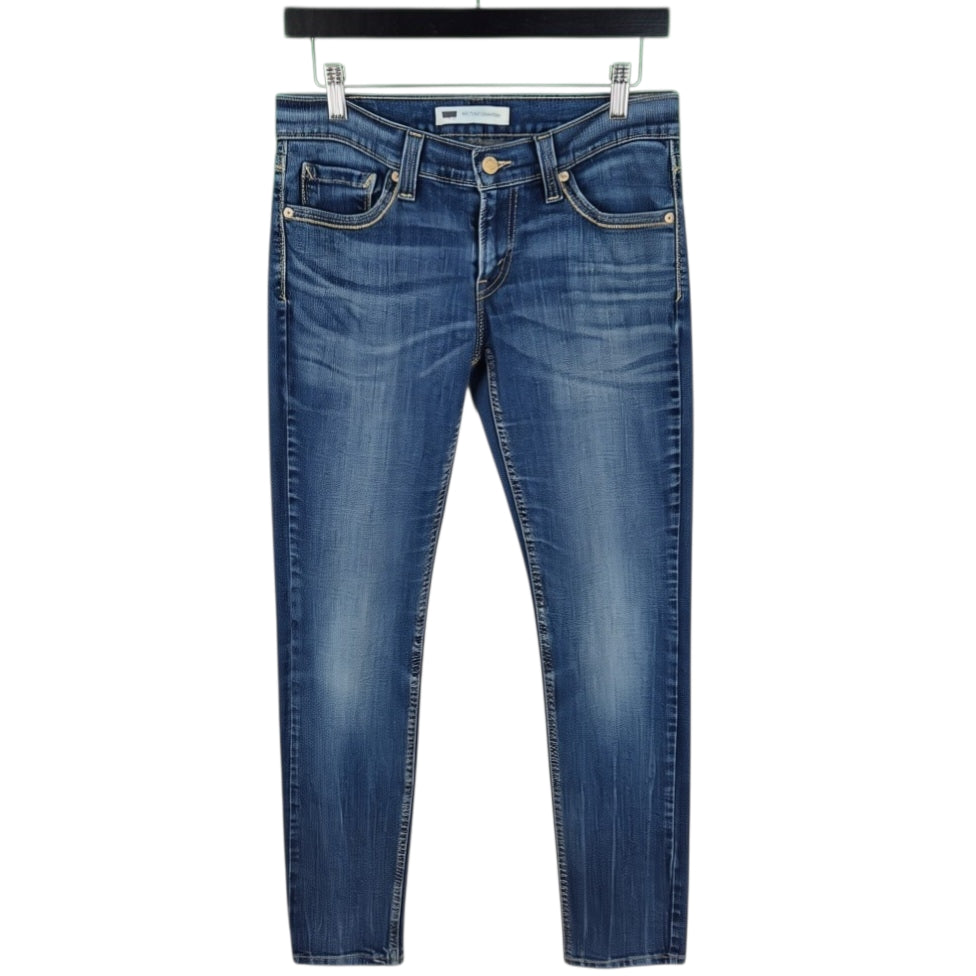Levis 524 Jeans Womens Blue Too Superlow Denim W30