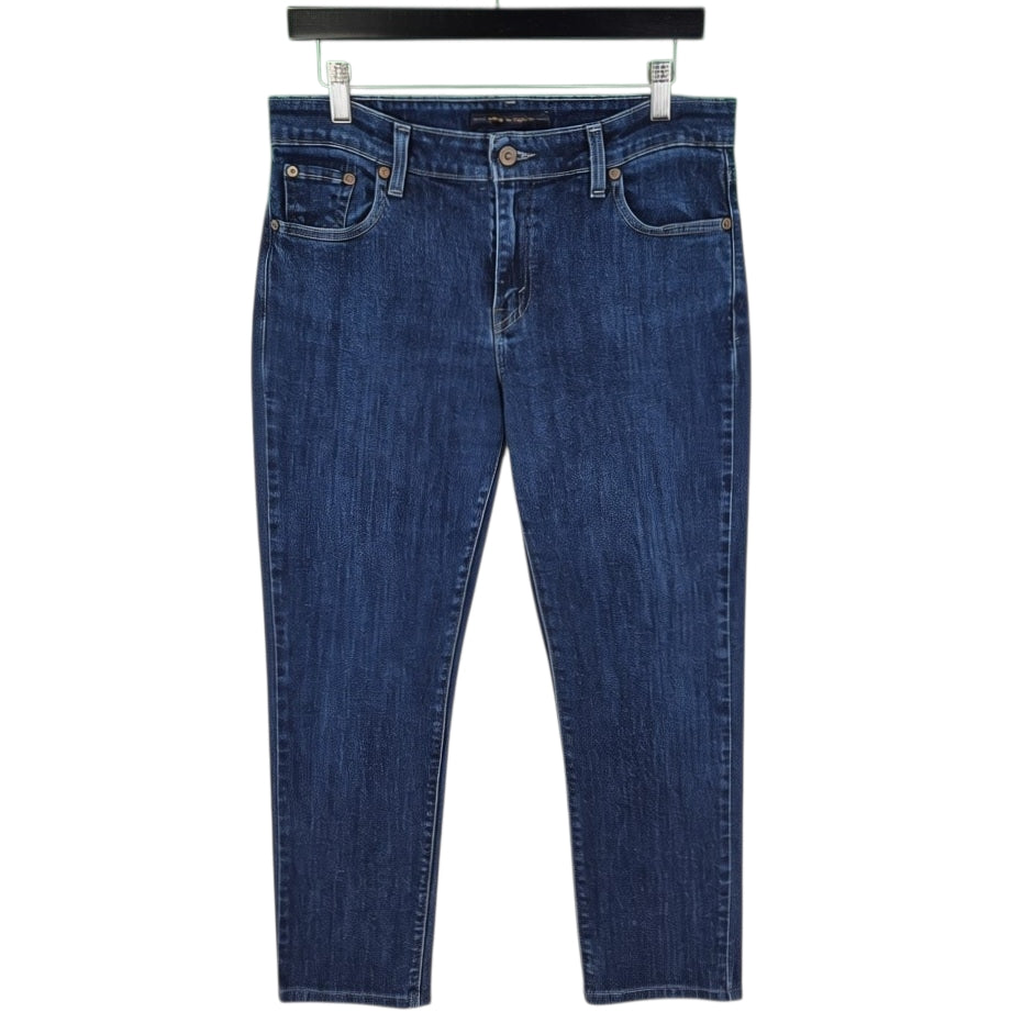 Levis Jeans Womens Dark Blue Mid Rise Skinny Denim W31