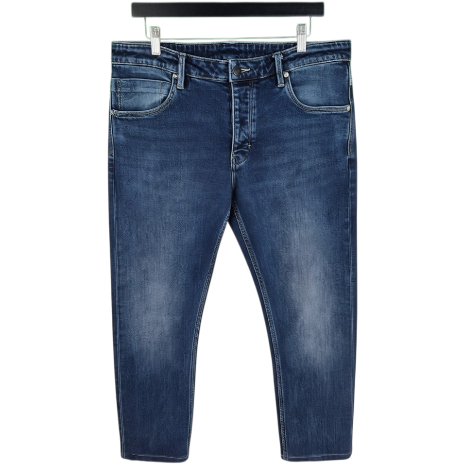 NEUW Jeans Dark Blue Heavy Cropped Denim W34