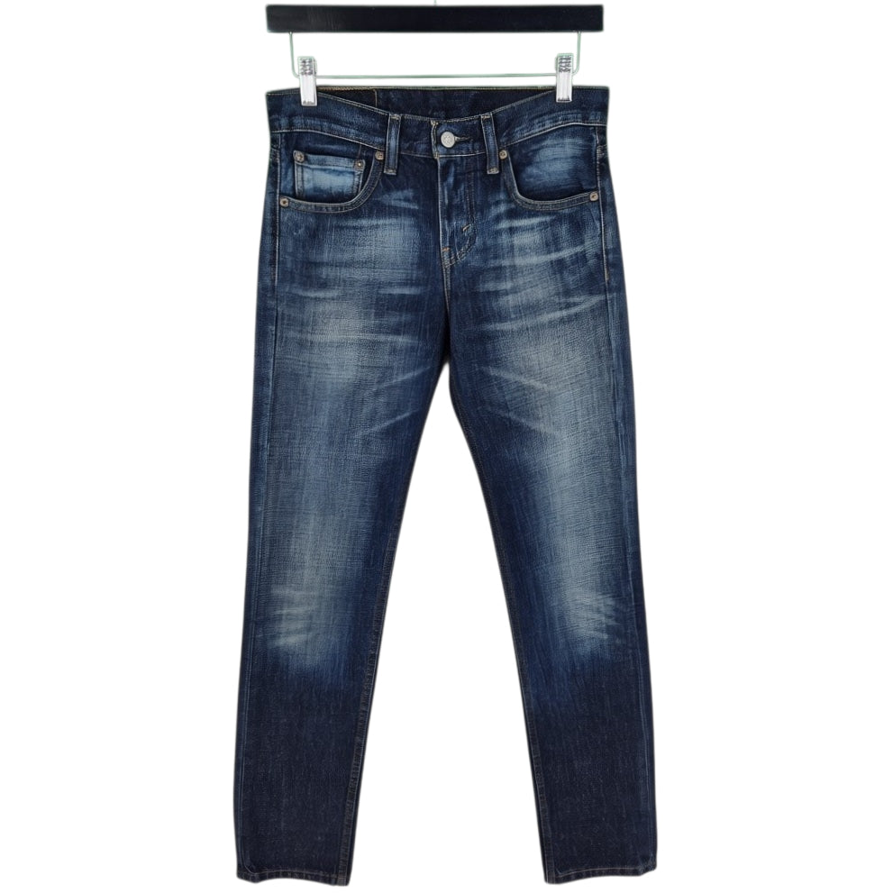 Levis 511 Jeans Dark Blue Rigid Slim Fit Denim W28
