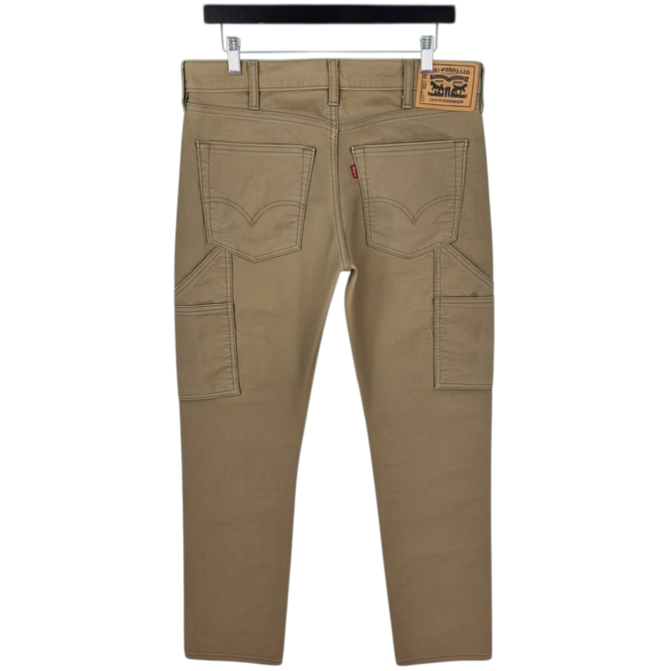 Levis 511 Workwear Jeans Brown Extra Rigid Slim Denim W33