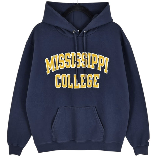Champion Mississippi College Dark Blue Hoodie Size L