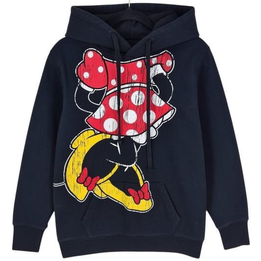 Disney Minnie Mouse Womens Black Hoodie Size L