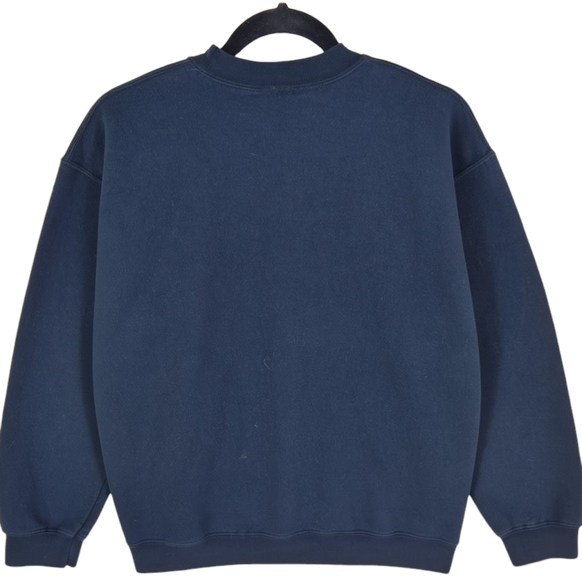 Vintage Austin College 90's Black Crewneck Sweater Size M