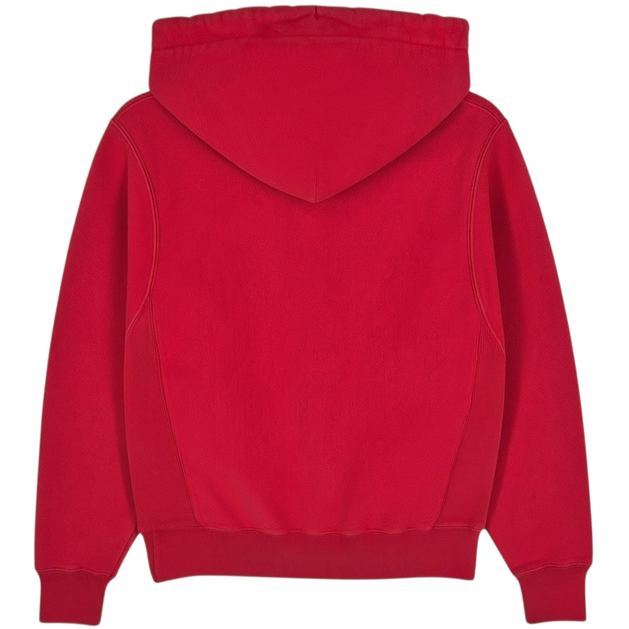 Champion Reverse Weave Red Heavy Hoodie Size S